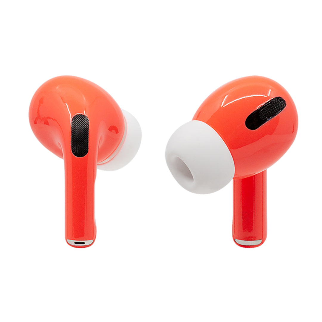 Caviar Customized AirPods Pro Automotive Grade Scratch Resistant Paint GLOSSY, ORANGE