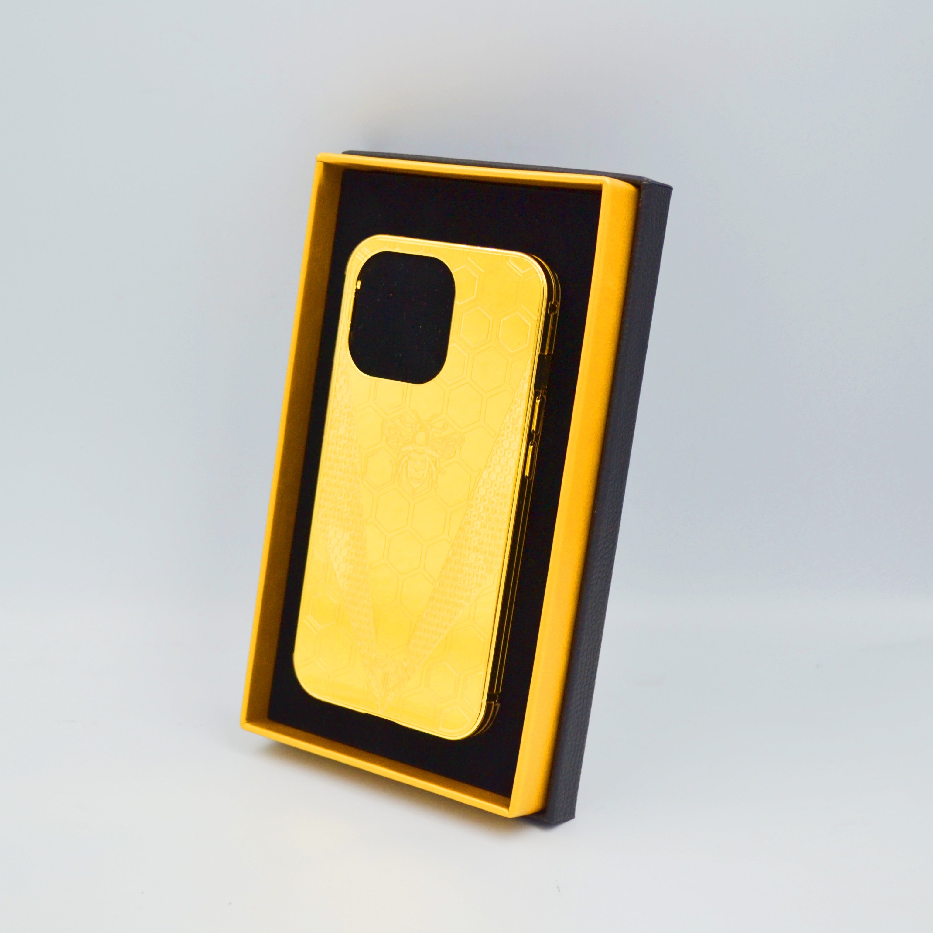 Vip Gold Hiphone Telecom iPhone 13 Pro Max 24K Bee Hive Artistic Edition