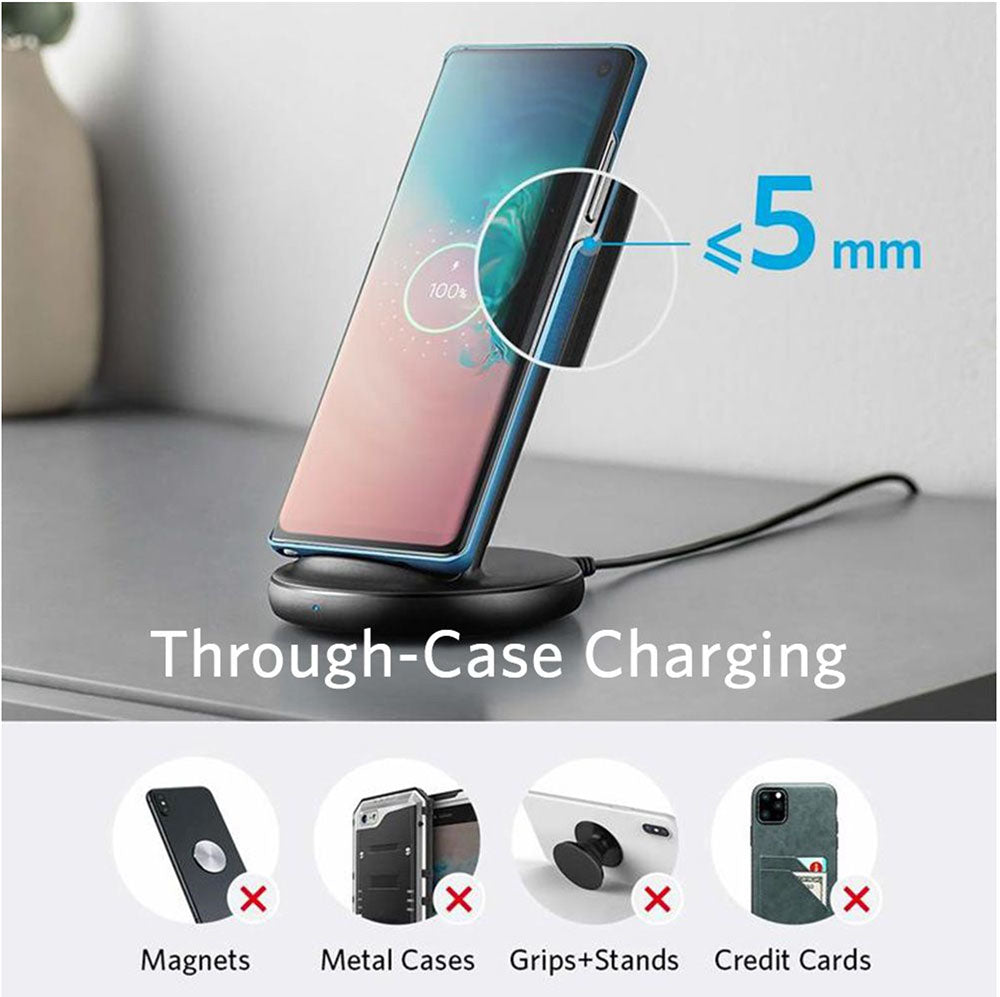 Anker Powerwave II Sense 15w Stand Black - B2529KF1