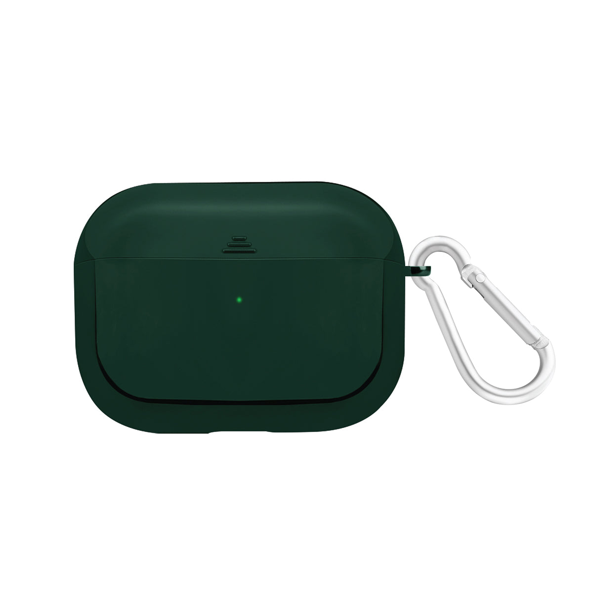 Promate AirPods Pro Case, Lightweight Impact-Resistant Electroplated TPU Slim-Fit Protective Cover with Wireless Charging Compatible, Anti-Slip and Scratch Resistant for Apple AirPods Pro, Gowy-Pro Green