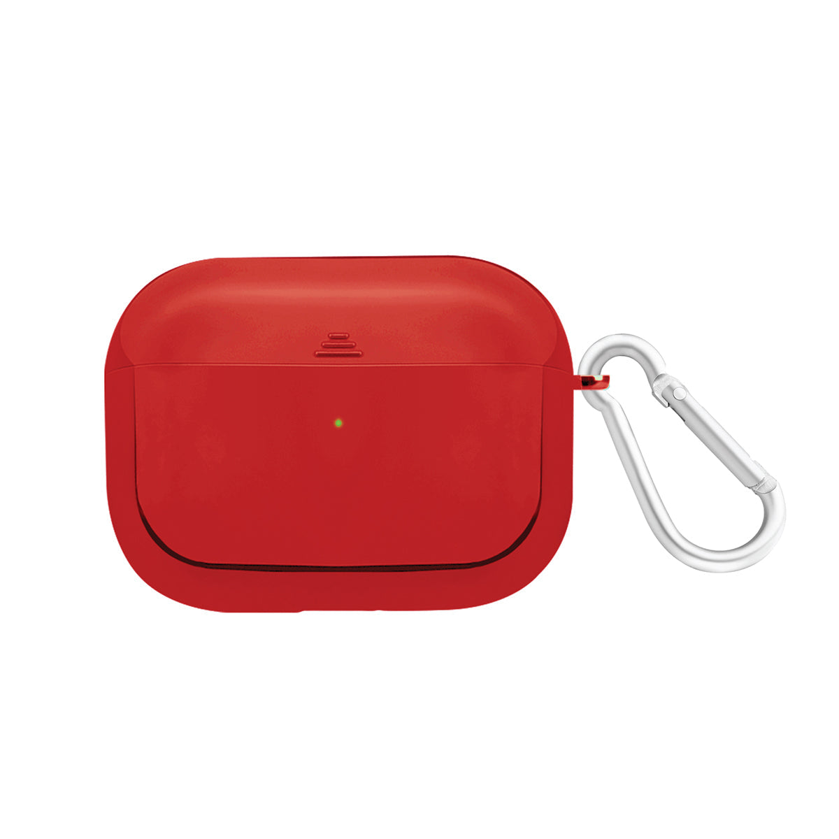 Promate AirPods Pro Case, Lightweight Impact-Resistant Electroplated TPU Slim-Fit Protective Cover with Wireless Charging Compatible, Anti-Slip and Scratch Resistant for Apple AirPods Pro, Gowy-Pro Red