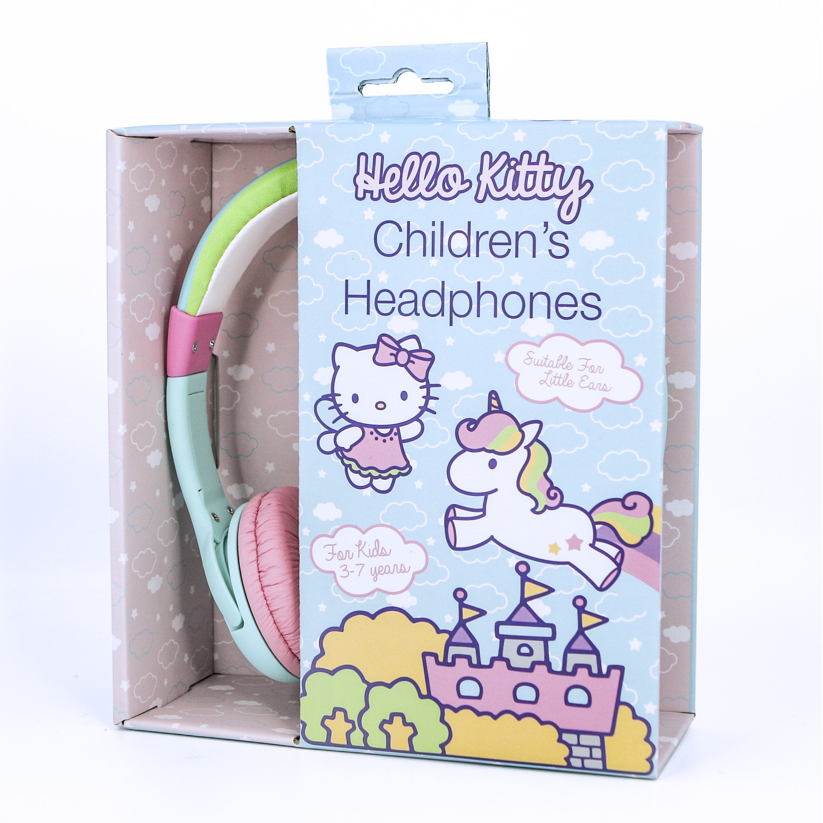 OTL HelloKitty OnEar Wired Headphone - Safe Volume Limiting @85dB, Foldable & Adjustable, Superb Quality,  Works w/ Smartphones, Tablets, Ninetendo Switch, Laptops & devices w/ 3.5mm port - Unicorn