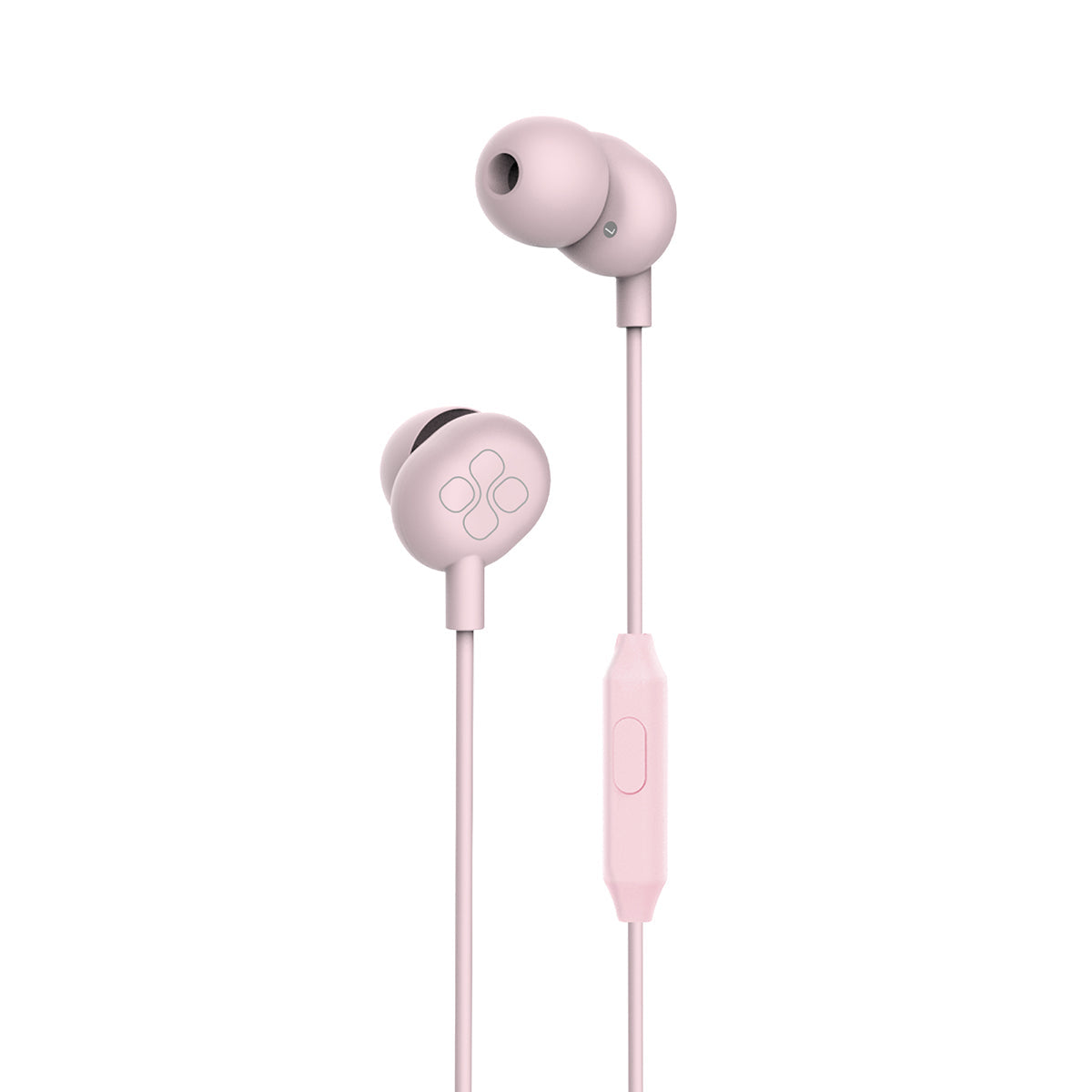 Promate - In-Ear Headphones, Premium Audio Enhanced Wired Earphones with Dynamic HD Driver, Hi-Res Built-In Mic, Comfortable Earbuds and 1.2m Tangle-free Cord for Smartphones, Tablets, Pc, MP3 Player, ICE Pink