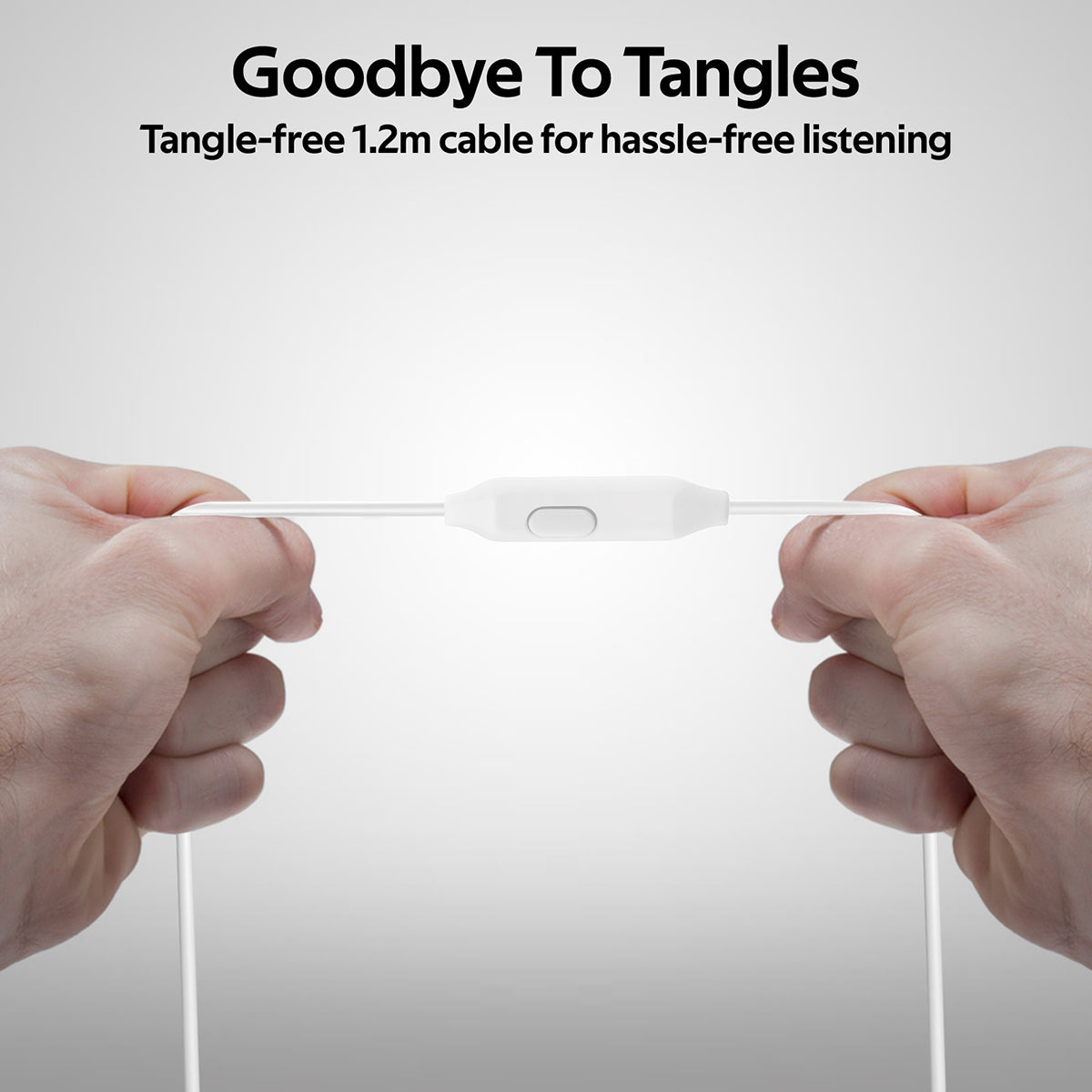 Promate - In-Ear Wired Headphones, Premium Metallic Hi-Fi Stereo Wired Earphone with Built-in Mic, Comfortable Secure Fit Earbuds, 1.2m Tangle-Free Cord and One-Button Control for Smartphones, Tablets, Pc, MP3 Player, Ingot Gold