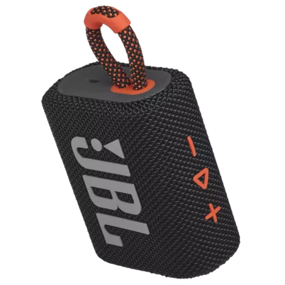 JBL Go 3 Portable Bluetooth Speaker - Black Orange