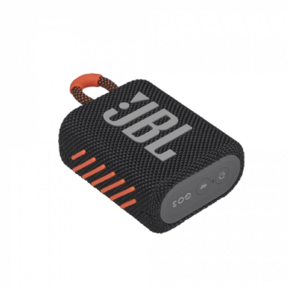 JBL Go 3 Portable Bluetooth Speaker - Black Orange