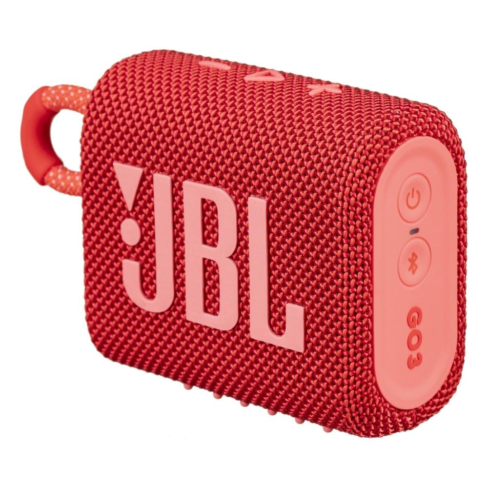 JBL Go 3 Portable Bluetooth Speaker - Red