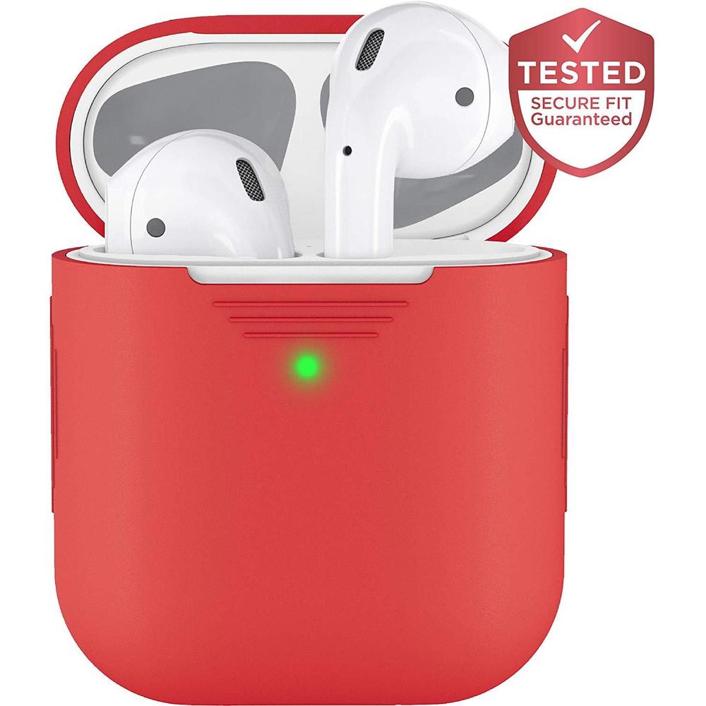 KeyBudz - PodSkinz 2G - AirPods 1 & 2 Case - Red