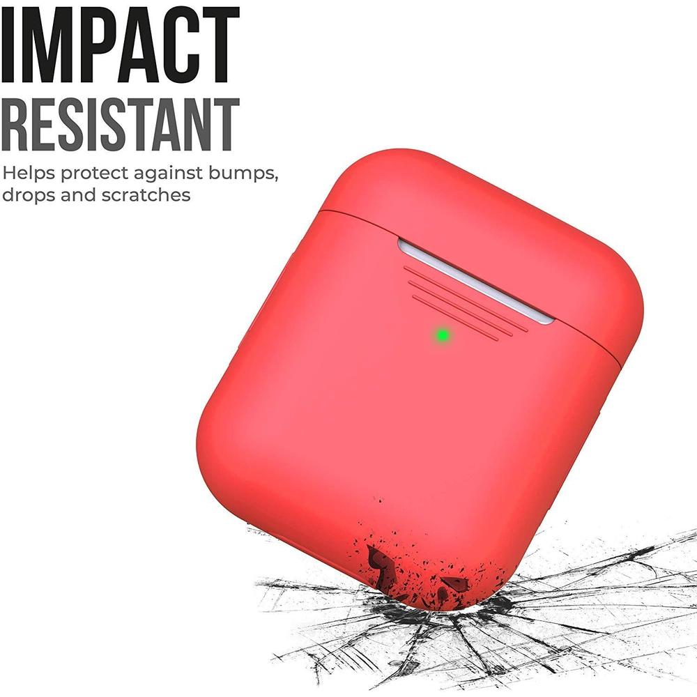 KeyBudz - PodSkinz 2G - AirPods 1 & 2 Case - Red