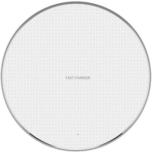 Universal wireless charging pad 15W (Qi Certified Fast Wireless Charger for iPhone 12, 12 pro, 12 pro max, 13, 13 pro, 13 pro max and all other models), 3ft cable included- White