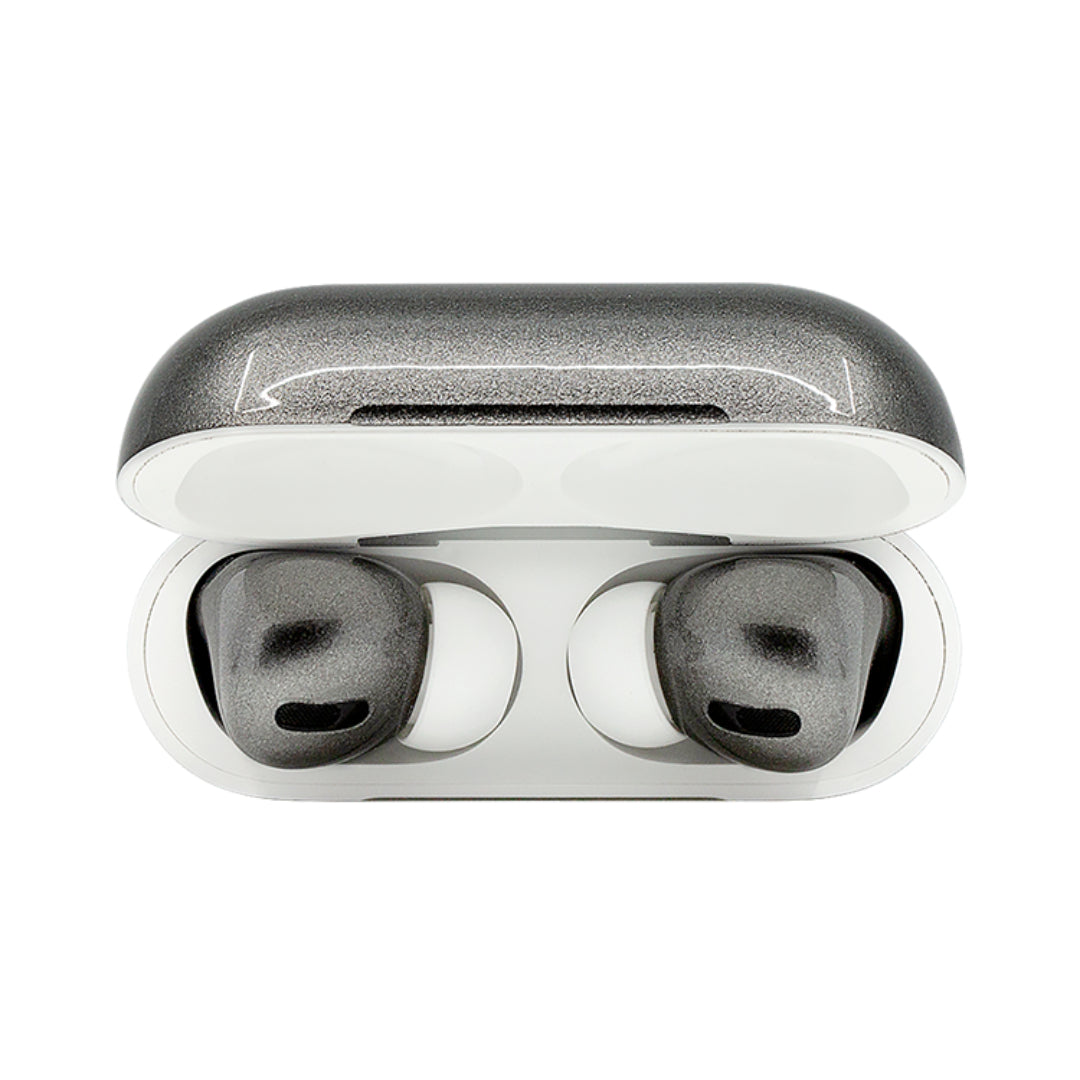 Caviar Customized AirPods Pro Automotive Grade Scratch Resistant Paint GLOSSY, METALLIC STEEL GREY