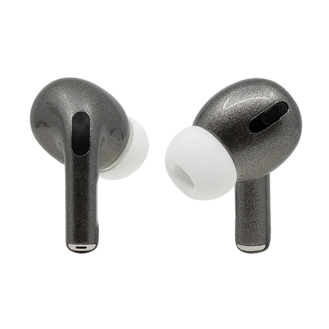 Caviar Customized AirPods Pro Automotive Grade Scratch Resistant Paint GLOSSY, METALLIC STEEL GREY
