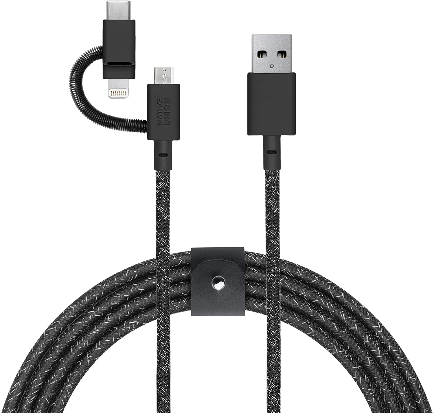 Native Union - Belt 2M Cable 3-in-1 Lightning, Micro and Type-C - Cosmos