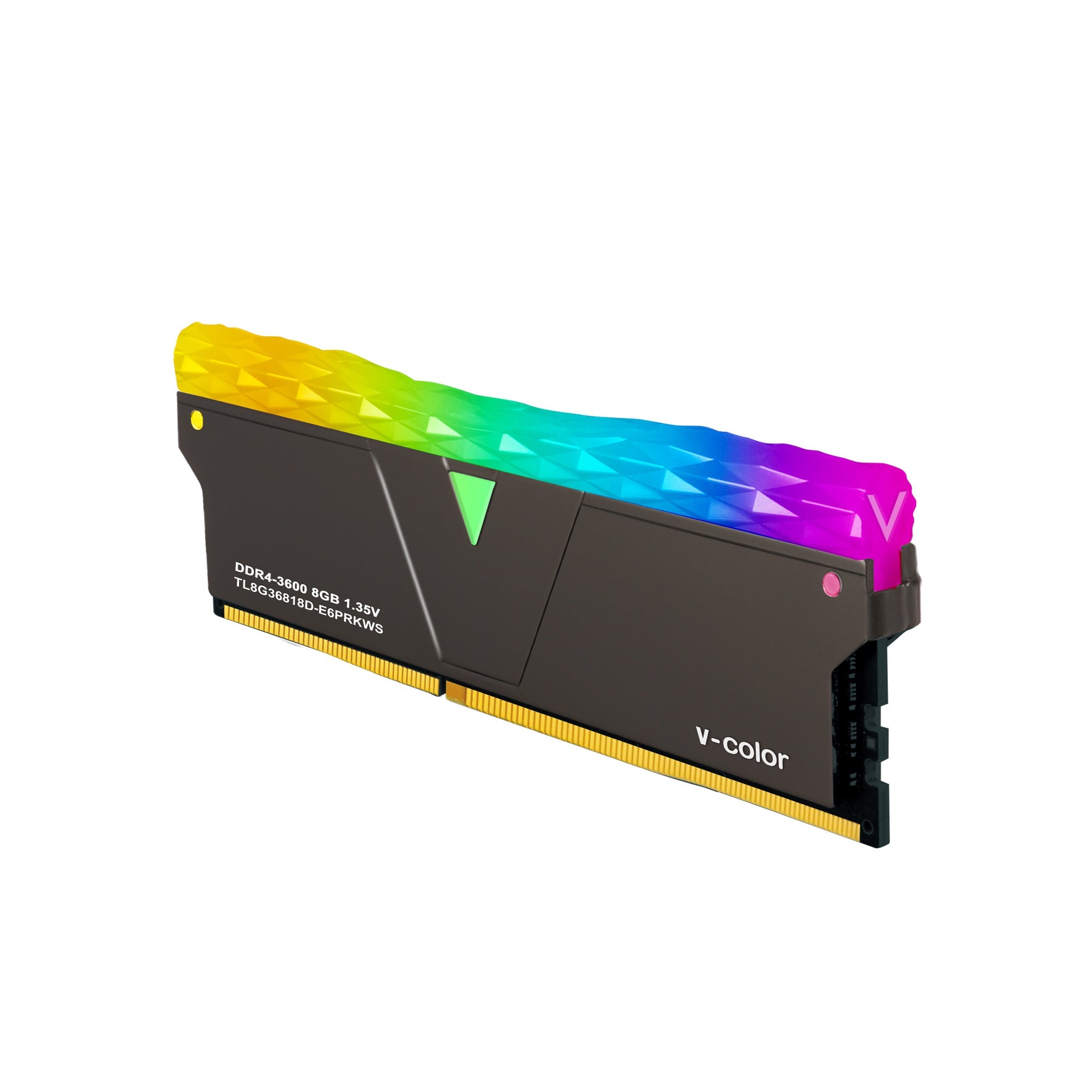 VColor Prism Pro RGB 8GB 3600MHz DDR4 RAM  Black