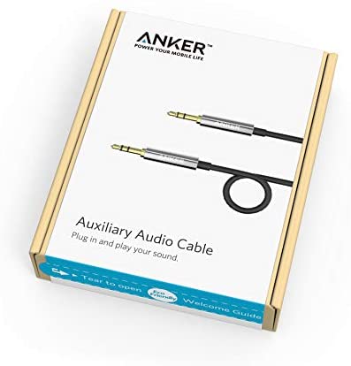 Anker 3.5 Male to Male Audio Cable Black - A7123H12