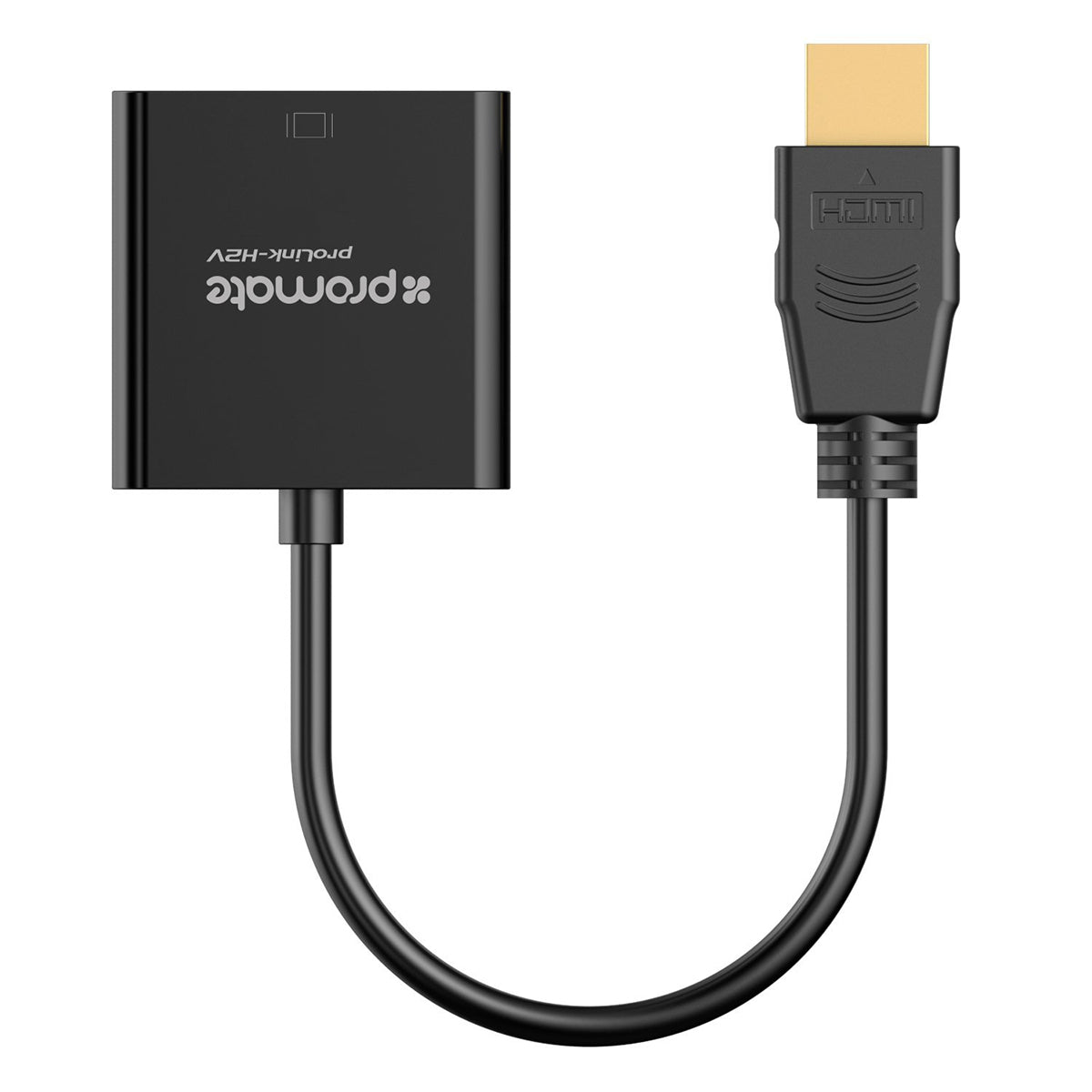 Promate HDMI TO VGA Converter Adapter Cable 1080P Male to Female for PC DVD HDTV and Laptop – PROLINK-H2V Black