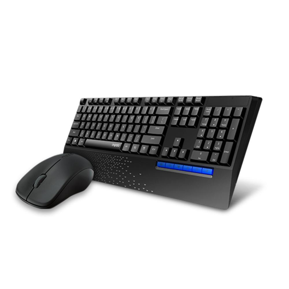 RAPOO X1960 Combo (KB+MSE) Wireless AR - Black