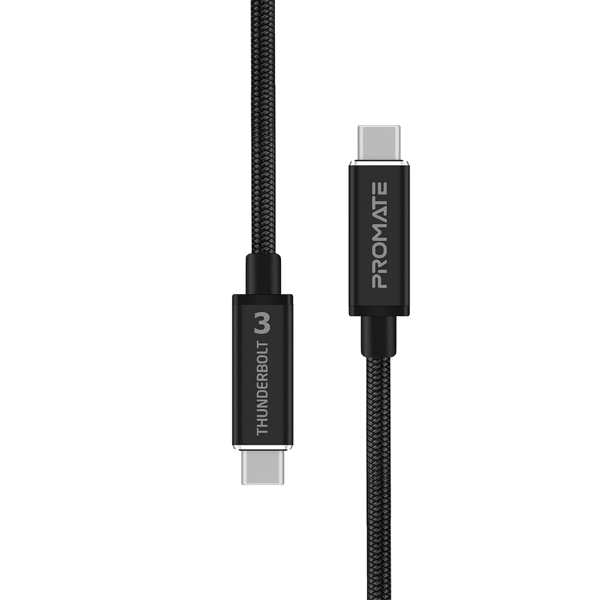Promate 100W USB- C Power Delivery Cable, Powerful Type-C Thunderbolt 3 Charging Cable with Ultra HD 5K Display Support, 40Gbps Data Speed and Over-Current Protection ThunderLink-C40