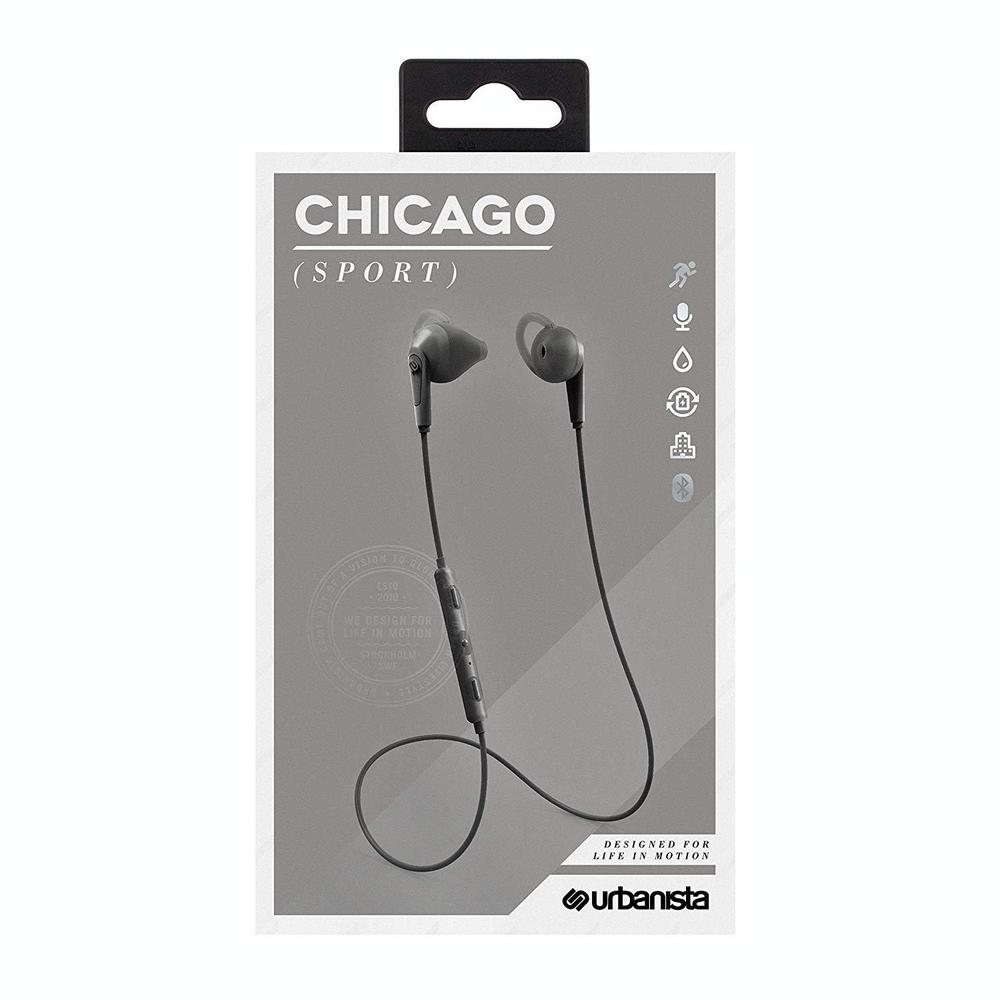 Urbanista - Chicago Sport In-Ear Headphone Dark Clown Black