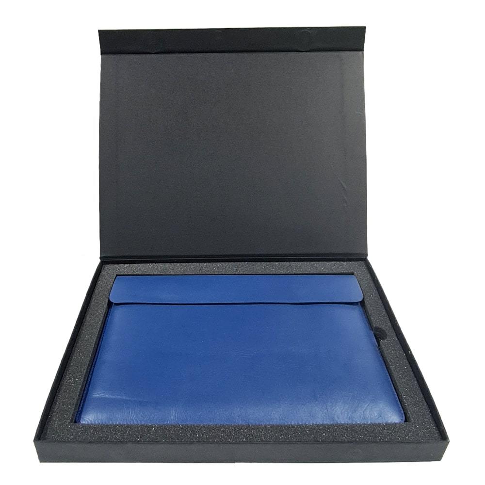 Vintage Suede Leather 13 Inch Laptop Case with Gift Box