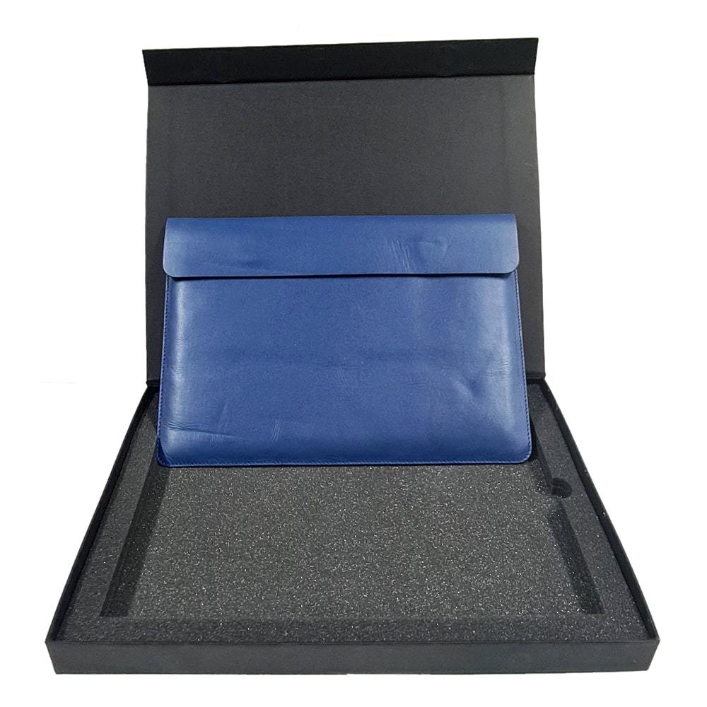 Vintage Suede Leather 13 Inch Laptop Case with Gift Box