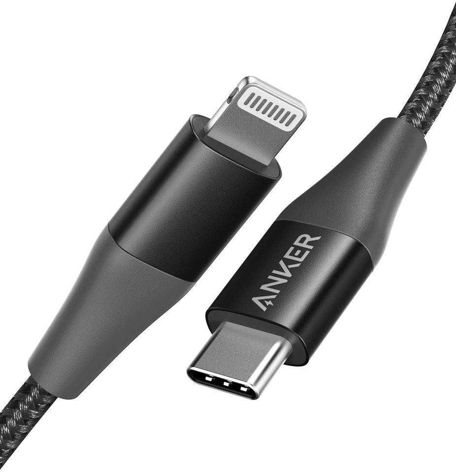 Anker Powerline+II USB-C Cable With Lightning Connector 3ft - A865H11