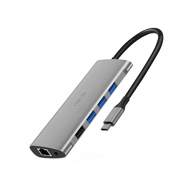 WIWU Alpha 11 In 1 USB-C Hub - Gray