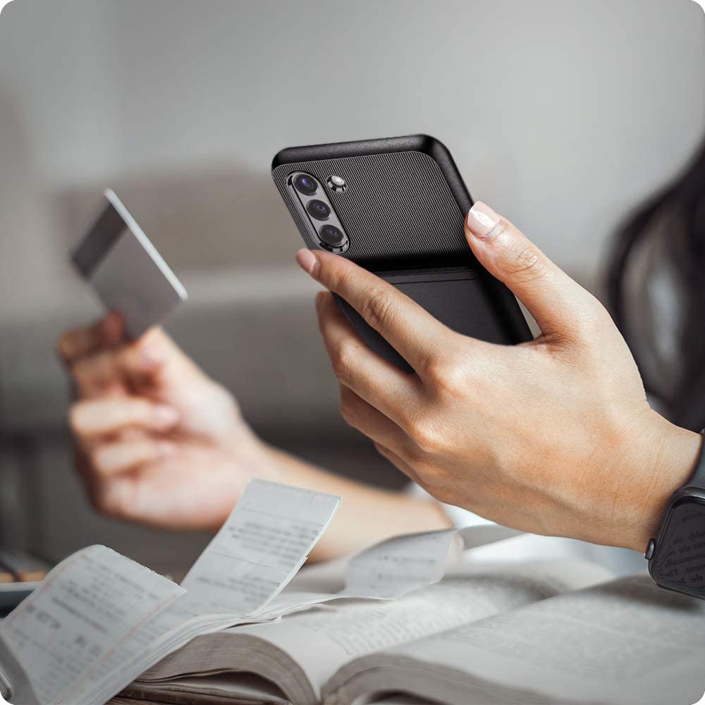 Spigen Slim Armor CS designed for Samsung Galaxy S21 PLUS case cover - Black