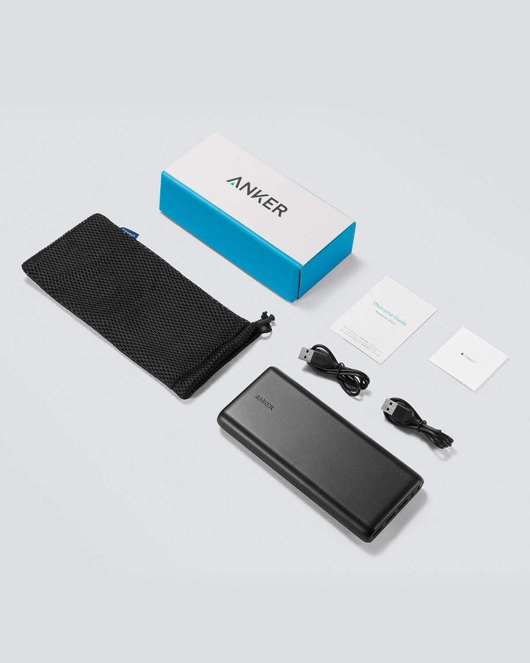 Anker PowerCore 26800mAh Portable Charger with Dual Input Port and Double-Speed Recharging, 3 USB Ports External Battery for iPhone, iPad, Samsung Galaxy, Android and Other Smart Devices - A1277H11
