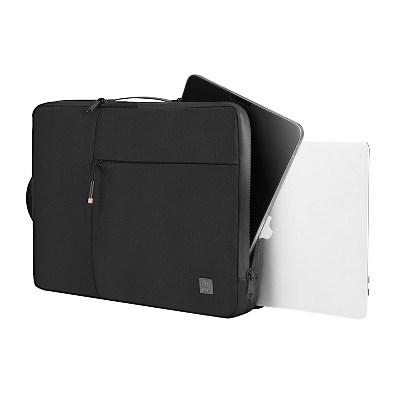 WIWU Alpha Double Layer Sleeve Bag For 15.6" Laptop - Black