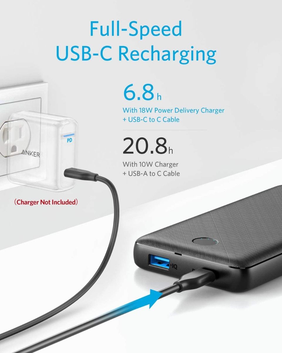 Anker Powercore Essential 20000 PD Black - A1287H11
