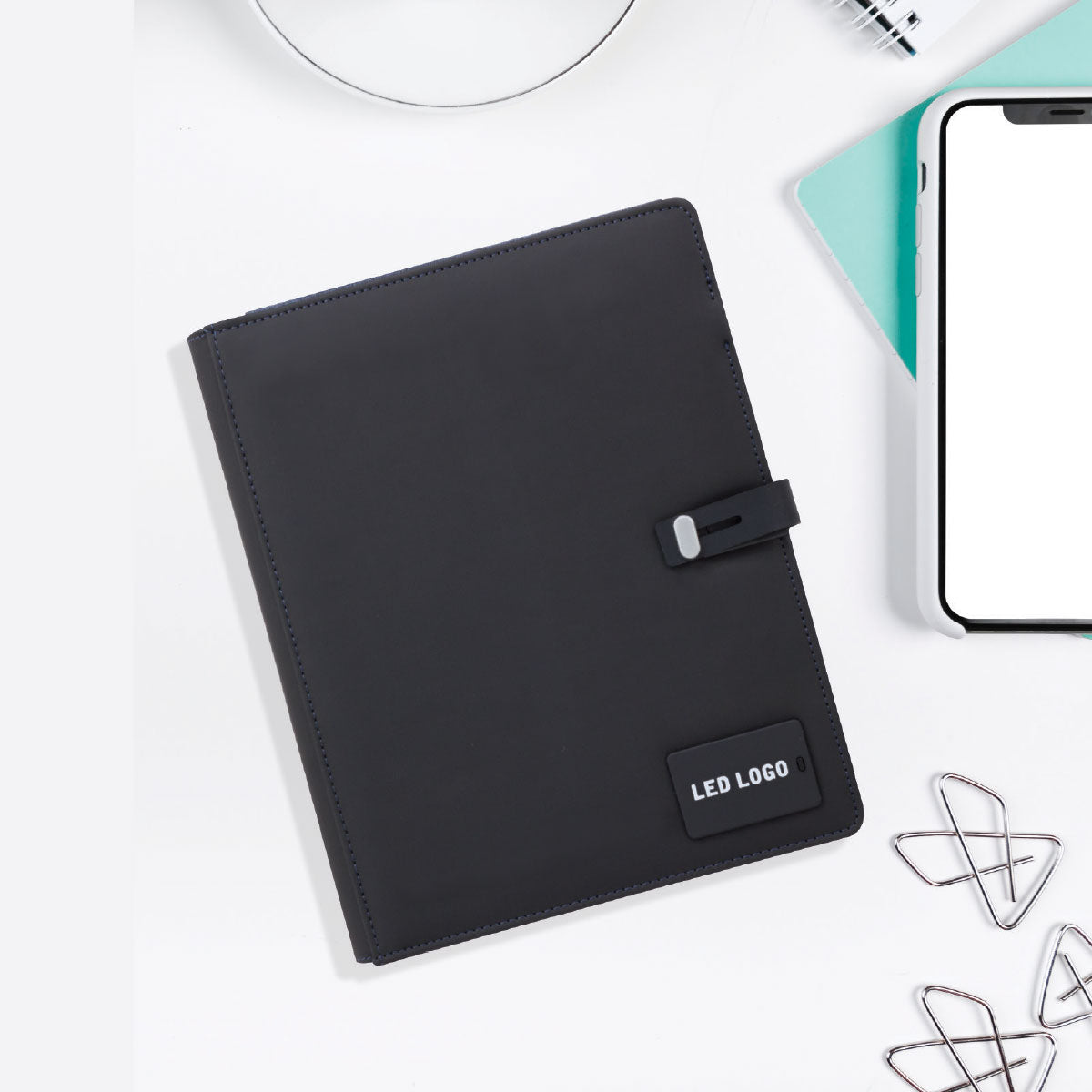 A4 Folder With Power Bank