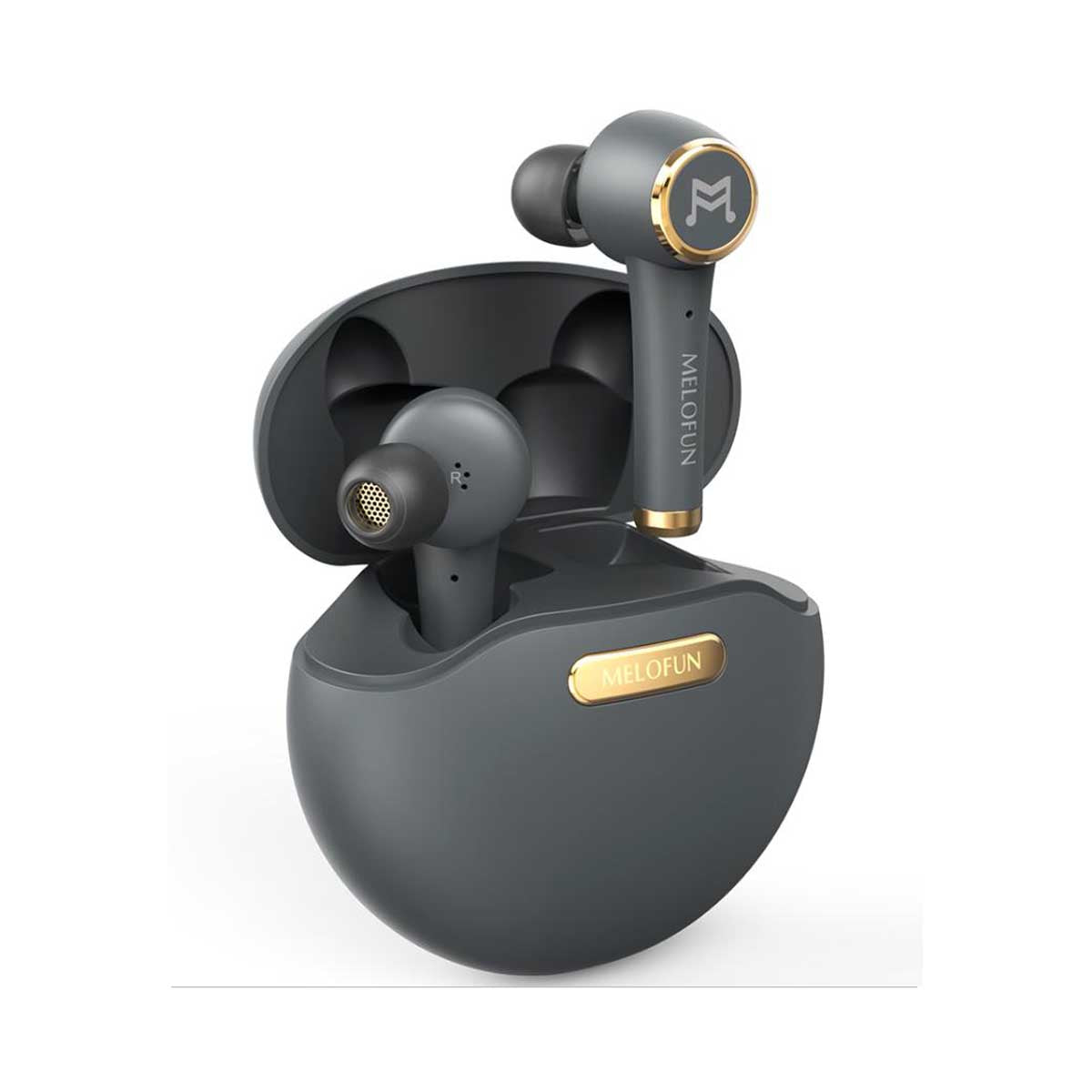 MELOFUN True Wireless Bluetooth Earphones TWS In-Ear Earbuds with Microphone