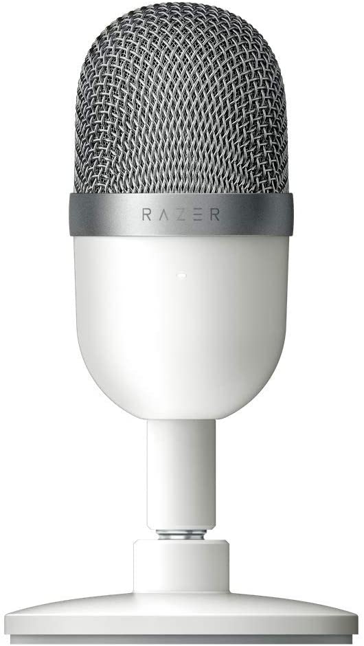 Razer Seiren Mini: Ultra-Precise Supercardioid Pickup Pattern - Professional Recording Quality - Mercury White