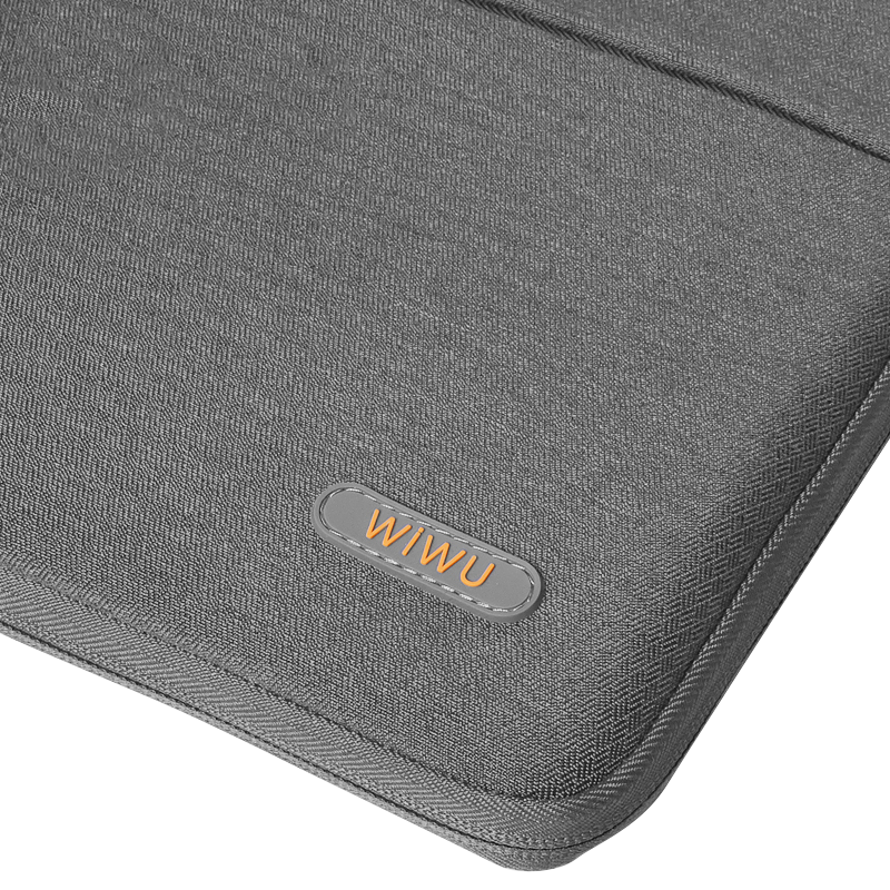 WIWU Pilot Water Resistant High-Capacity Laptop Sleeve Case 13.3" - Grey