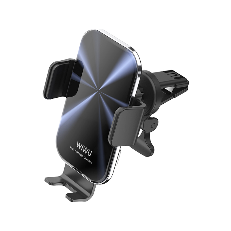 WIWU Liberator 15W Wireless Charging Car Mount - Black