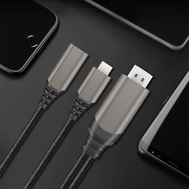 WIWU X10 Type-C To HDMI Cable Phone To TV, Support Nintendo Switch