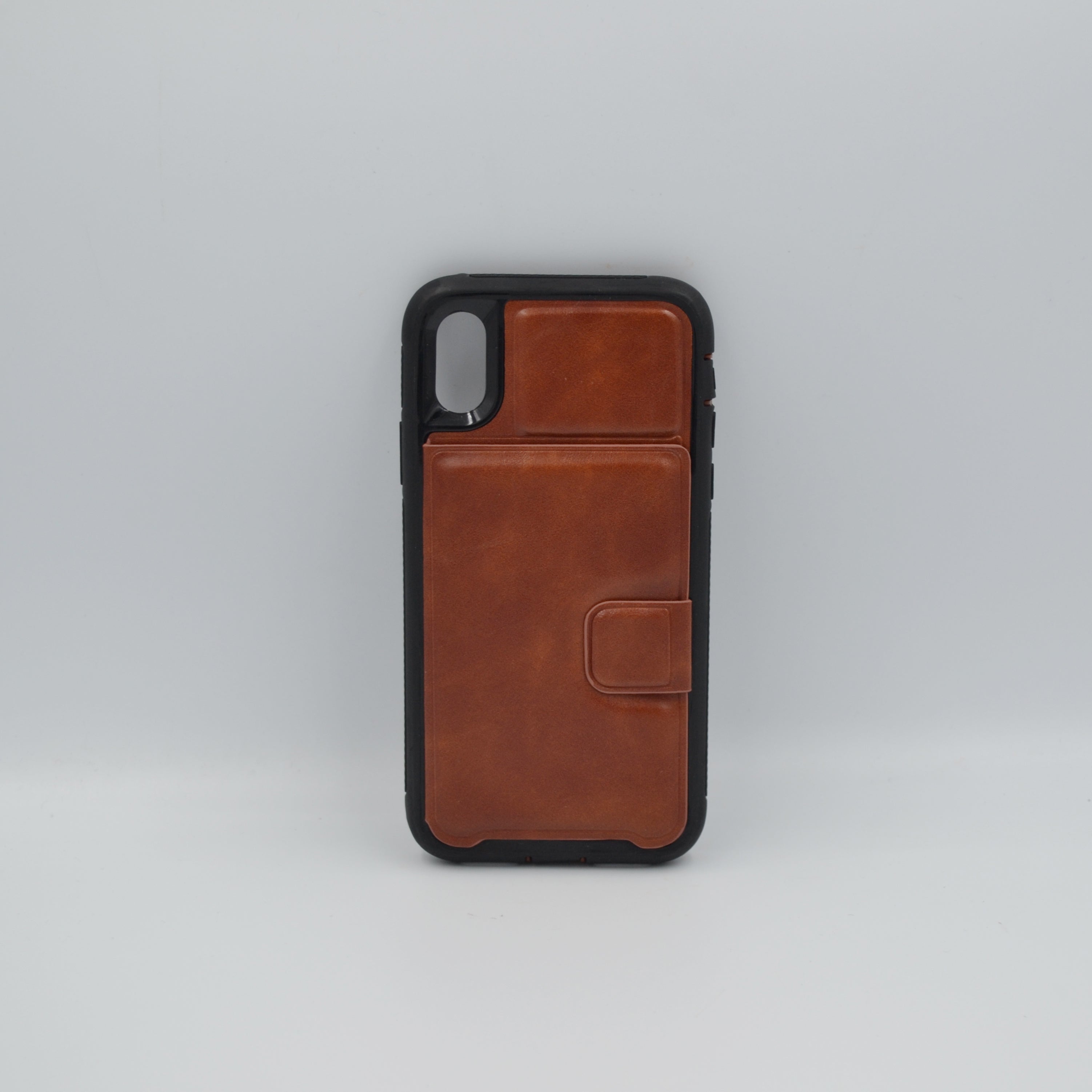 Wallet Protection Case iPhone XS - Brown
