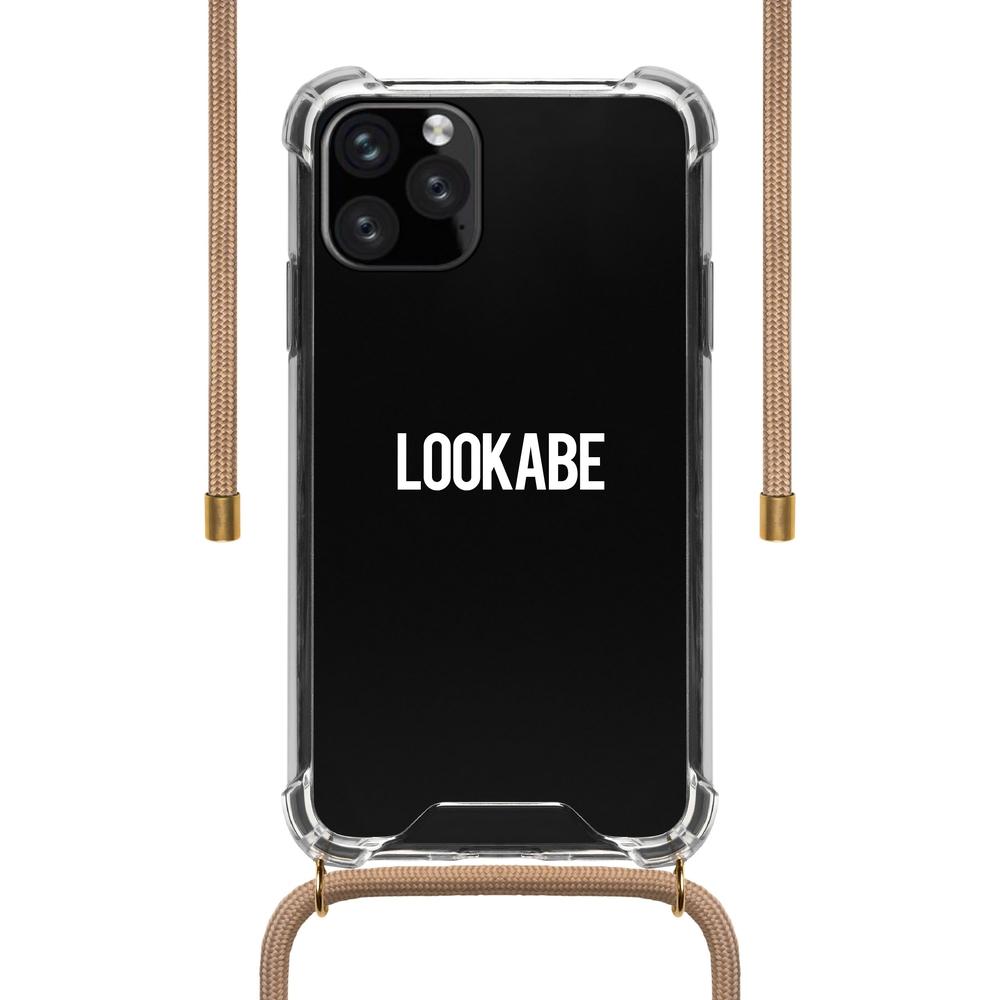 Lookabe - Necklace Clear Case + Nude Cord - iPhone 11 Pro