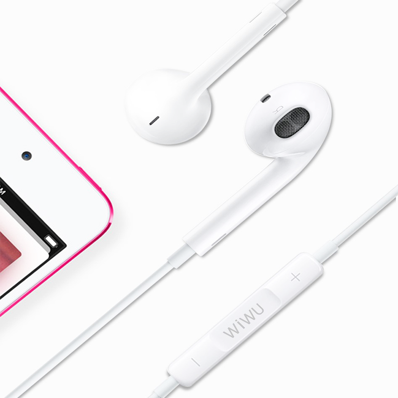 WIWU Earbuds Lightning Connector - White