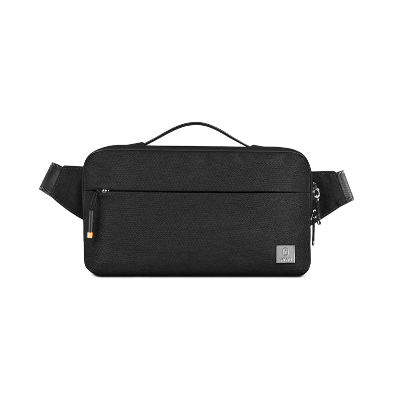 WIWU Alpha Chest Package Crossbody Bag (26x15x7cm) - Black