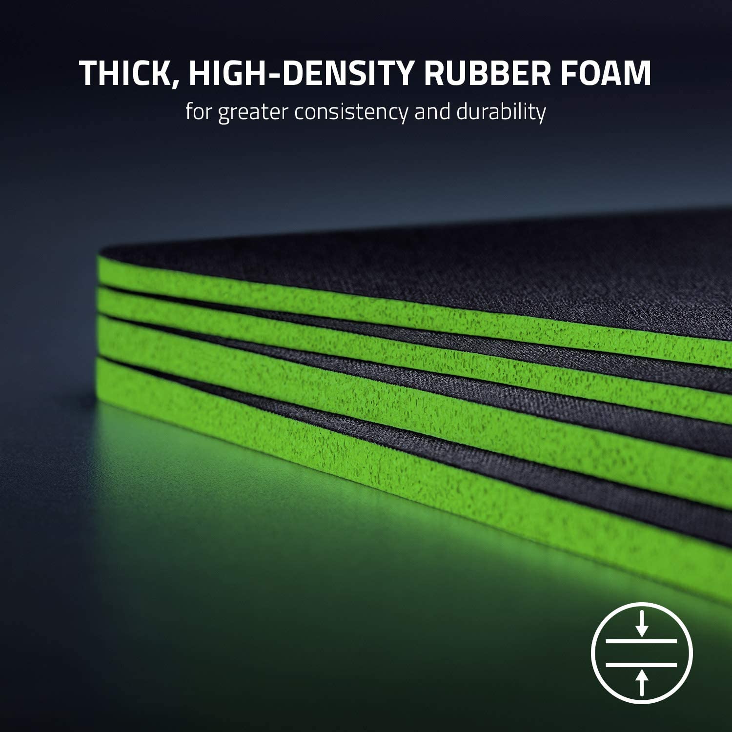 Razer Gigantus V2 Medum - Soft Gaming Mouse Mat for Speed and Control, 360 x 275 x 3 mm, Non-Slip Rubber, Textured Micro-Weave Cloth - RZ02-03330200-R3M1