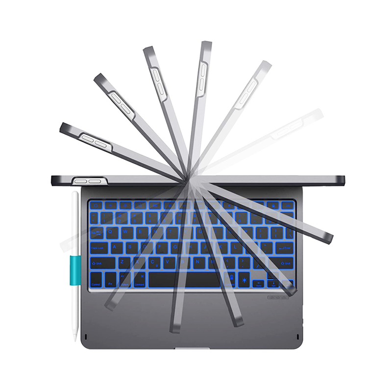 WIWU Waltz Rotating Wireless Keyboard For Ipad 10.9"/11" - Black