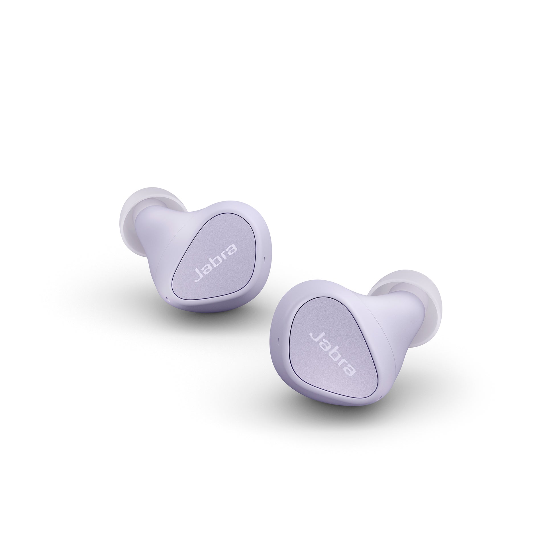 Jabra Elite 3 In Ear Wireless Bluetooth Earbuds – Noise Isolating True Wireless buds with 4 built-in Microphones for Clear Calls, Rich Bass, Customizable Sound, and Mono Mode - Lilac