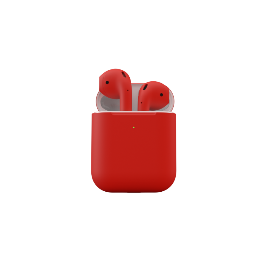 Merlin Craft Apple Airpods 2 Wireless Red Matte