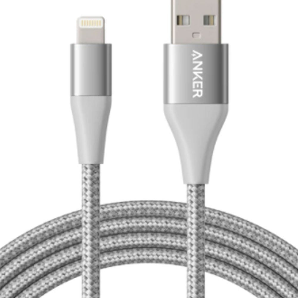 Anker Powerline+ II With Lightning Connector 6ft Rso C89 Silver - A8453h43