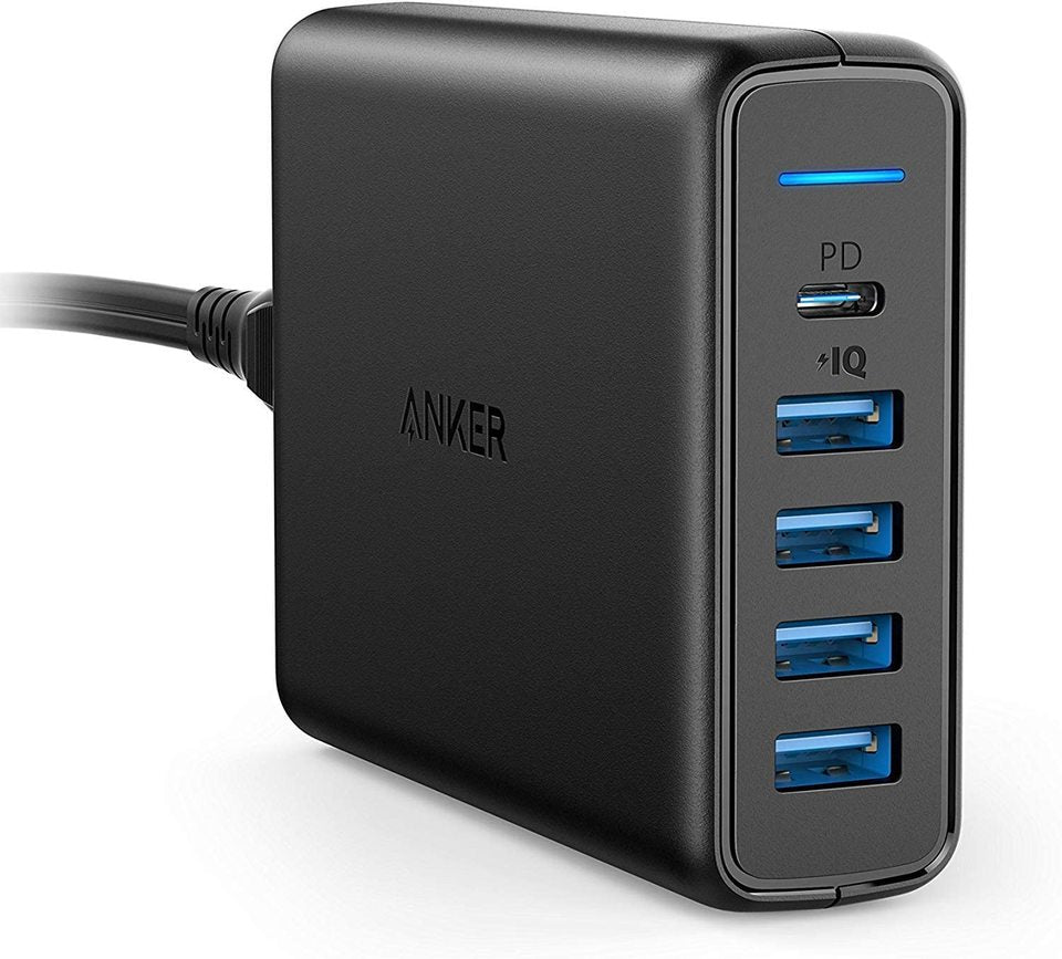 Anker Powerport Speed PD 5 60w Black - A2056K11