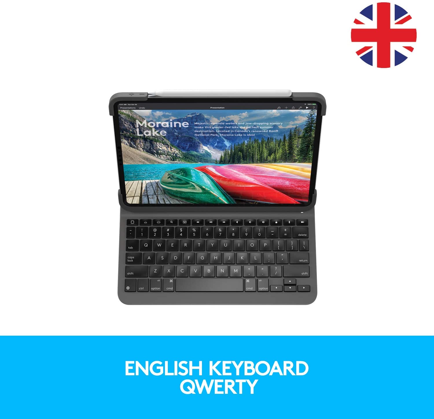 Slim Folio Pro for iPad Pro 11-inch (1st and 2nd gen) - GRAPHITE - ARA (101) - BT - N/A - INTNL - OTHERS