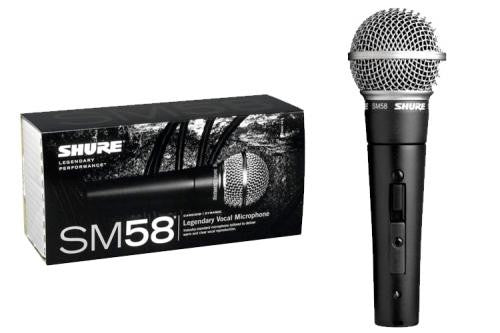 Shure SM58SE Industry Standard Microphone w/ ON/OFF Switch