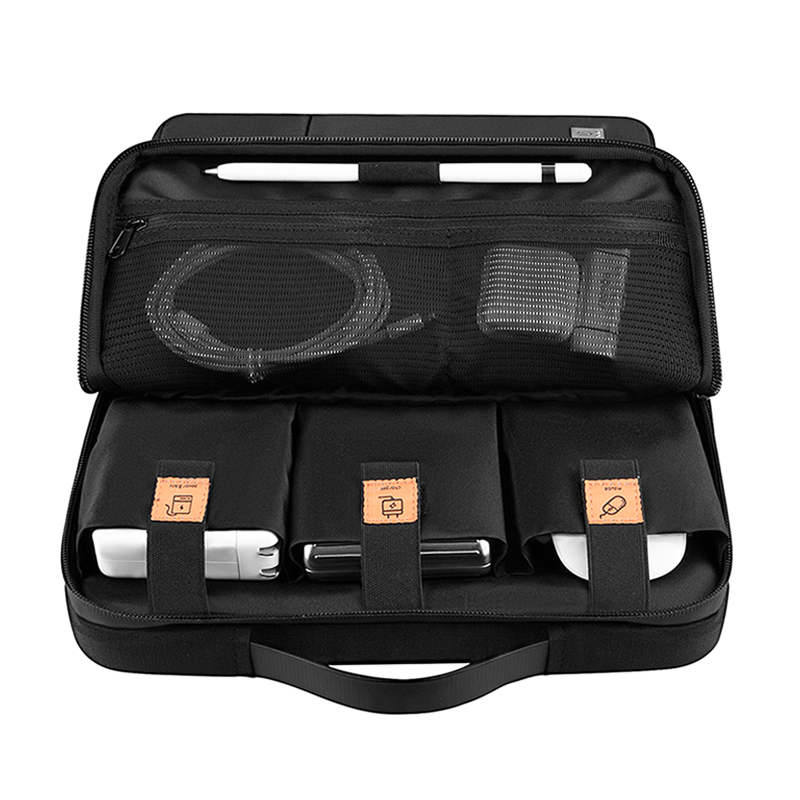 WIWU Alpha Double Layer Sleeve Bag For 15.6" Laptop - Black